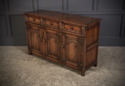 Carved Oak Dresser Sideboard - Image 7