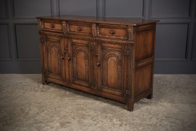 Carved Oak Dresser Sideboard - Image 8