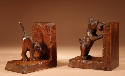 An Amusing Pair Of Black Forest Bookends. - Image 12