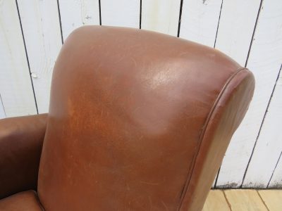 French Leather Club Chair - Image 4
