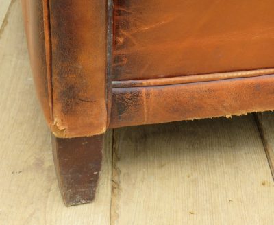 French Leather Club Chair - Image 4
