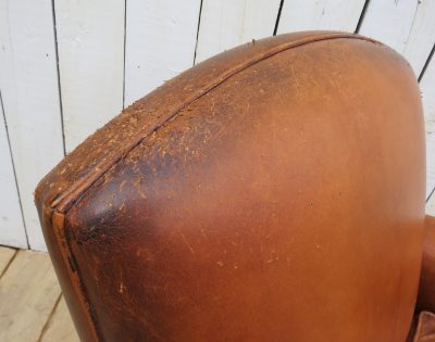 French Leather Club Chair - Image 8