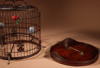 Fine Made And Carved Chinese Bamboo Bird Cage. - Image 15