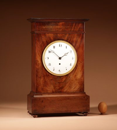 Impressive French Directoire ( 1795-1799 ) Mahogany Mantle Clock. - Image 2