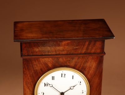 Impressive French Directoire ( 1795-1799 ) Mahogany Mantle Clock. - Image 3