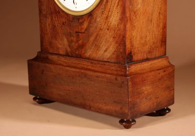 Impressive French Directoire ( 1795-1799 ) Mahogany Mantle Clock. - Image 8