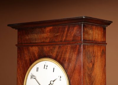 Impressive French Directoire ( 1795-1799 ) Mahogany Mantle Clock. - Image 9