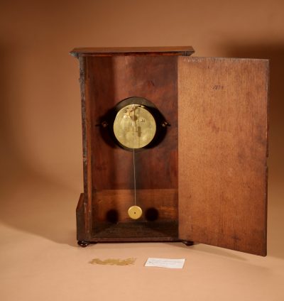 Impressive French Directoire ( 1795-1799 ) Mahogany Mantle Clock. - Image 11