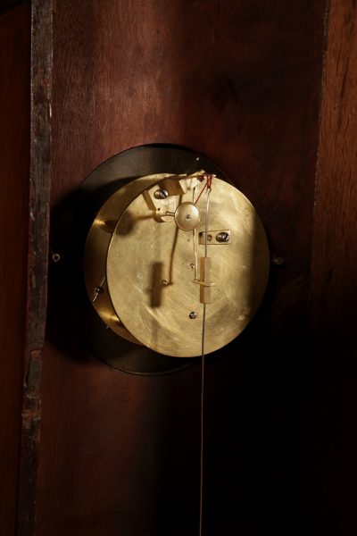 Impressive French Directoire ( 1795-1799 ) Mahogany Mantle Clock. - Image 12