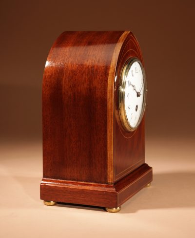 Interesting Edwardian Mahogany Mantel Clock Circa 1901-1914  - Image 6