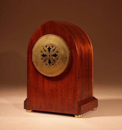 Interesting Edwardian Mahogany Mantel Clock Circa 1901-1914  - Image 7