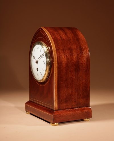 Interesting Edwardian Mahogany Mantel Clock Circa 1901-1914  - Image 8