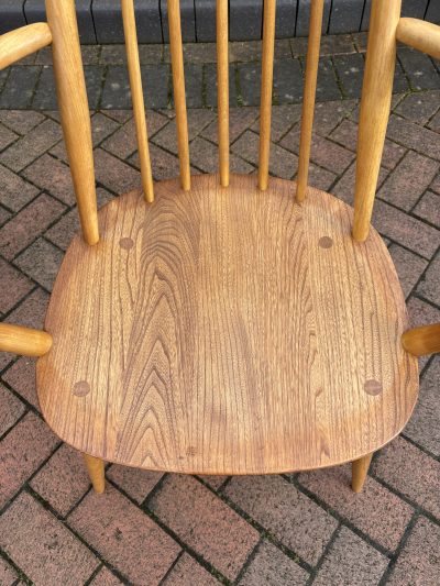 Mid Century Set of 6 Ercol Goldsmith Dining Chairs - Image 5