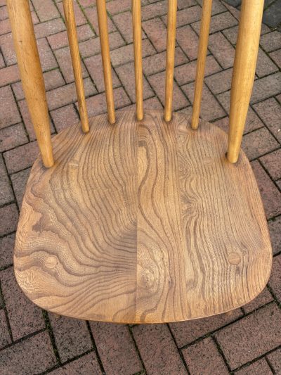Mid Century Set of 6 Ercol Goldsmith Dining Chairs - Image 6