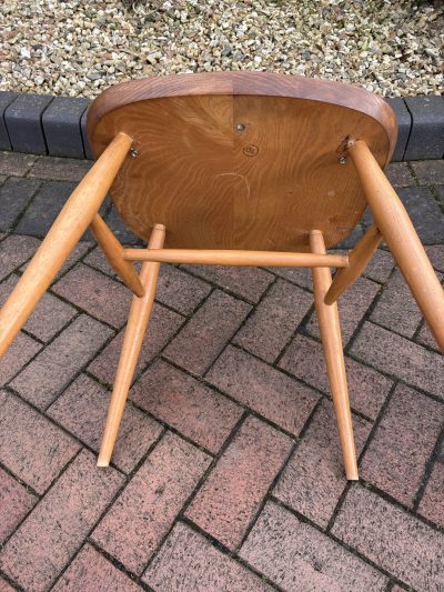 Mid Century Set of 6 Ercol Goldsmith Dining Chairs - Image 7