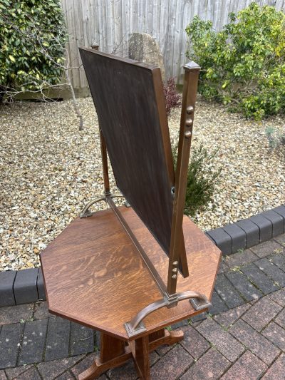 Arts & Crafts Dressing Table Swivel Mirror - Image 6