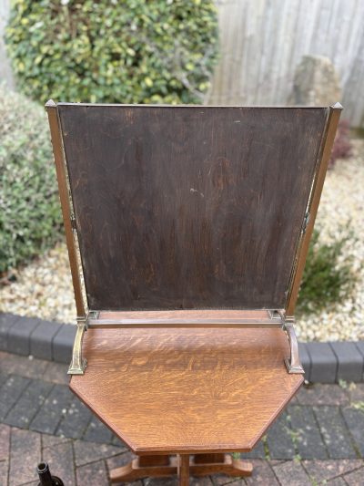 Arts & Crafts Dressing Table Swivel Mirror - Image 7