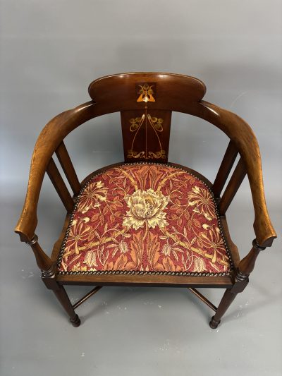 Arts & Crafts Mahogany Desk Chair - Image 7