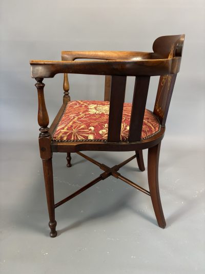 Arts & Crafts Mahogany Desk Chair - Image 3