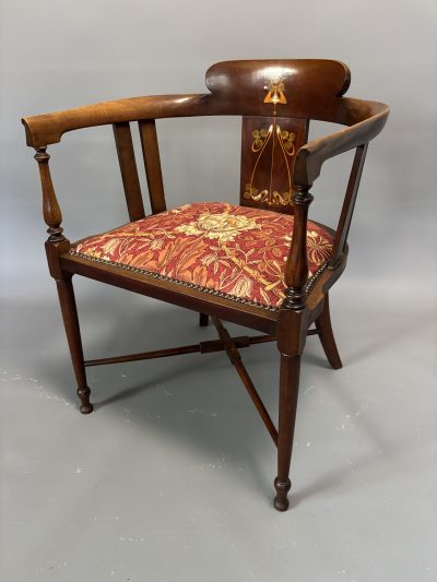 Arts & Crafts Mahogany Desk Chair - Image 2