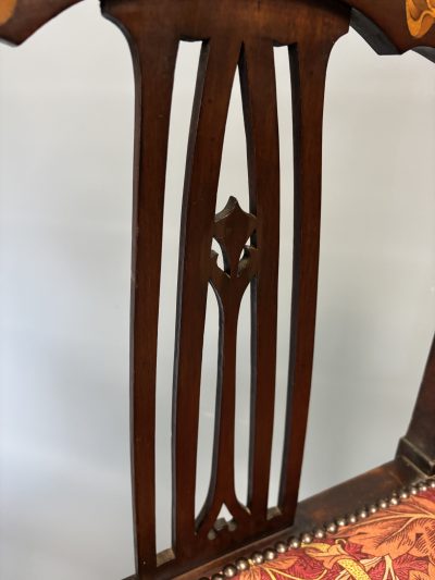 Arts & Crafts Mahogany Corner Chair - Image 7