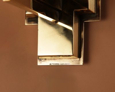 Art Deco Very Stylish Brass Wall Light - Image 2