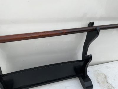 BRITISH MILITARY OFFICERS SWAGGER/WALKING STICK SWORD STICK. - Image 4
