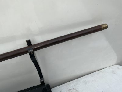 BRITISH MILITARY OFFICERS SWAGGER/WALKING STICK SWORD STICK. - Image 5