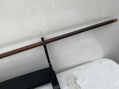 BRITISH MILITARY OFFICERS SWAGGER/WALKING STICK SWORD STICK. - Image 7