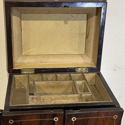 LADY’S TABLE TOP JEWELLERY &  TRINKETS BOX SUPERB - Image 9