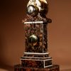 Beautiful And Rare French Pendule/Mantel Clock With Thermometer Circa 1870. - Image 10