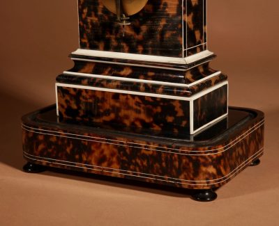 Beautiful And Rare French Pendule/Mantel Clock With Thermometer Circa 1870. - Image 11