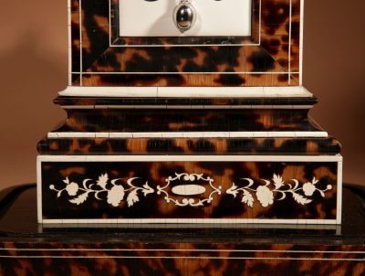 Beautiful And Rare French Pendule/Mantel Clock With Thermometer Circa 1870. - Image 16