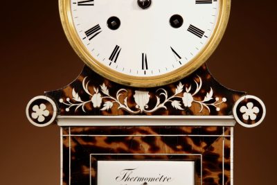 Beautiful And Rare French Pendule/Mantel Clock With Thermometer Circa 1870. - Image 17