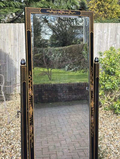 Late 19th Century Chinoiserie Cheval Mirror - Image 10