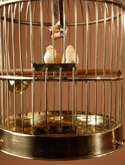 A Brass Very Decorative round Bird Cage Circa 1920 - Image 3