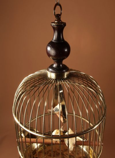 A Brass Very Decorative round Bird Cage Circa 1920 - Image 4