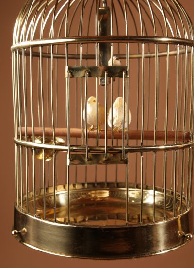 A Brass Very Decorative round Bird Cage Circa 1920 - Image 8