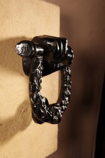 Victorian Cast Iron Complete Door Knocker Circa 1870 - Image 6