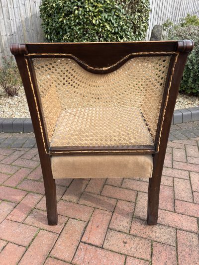 19th Century Mahogany Bergere Armchair - Image 5