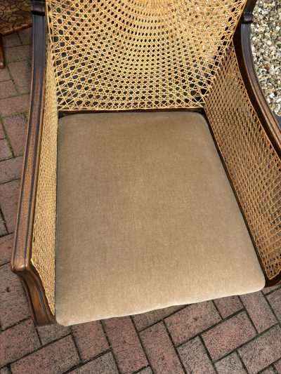 19th Century Mahogany Bergere Armchair - Image 2