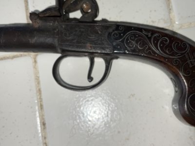 Queen Ann flintlock pistol - Image 8