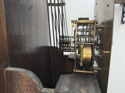 MAPPIN & WEBB LONDON LONG CASED OAK CLOCK - Image 19