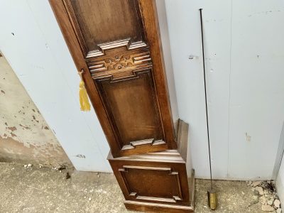 MAPPIN & WEBB LONDON LONG CASED OAK CLOCK - Image 2