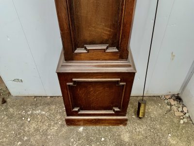 MAPPIN & WEBB LONDON LONG CASED OAK CLOCK - Image 3