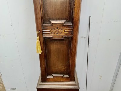 MAPPIN & WEBB LONDON LONG CASED OAK CLOCK - Image 4