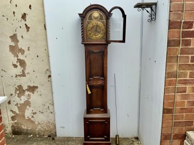 MAPPIN & WEBB LONDON LONG CASED OAK CLOCK - Image 8