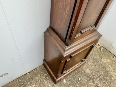 MAPPIN & WEBB LONDON LONG CASED OAK CLOCK - Image 11