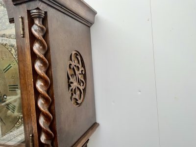 MAPPIN & WEBB LONDON LONG CASED OAK CLOCK - Image 14