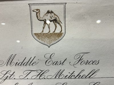 COMMENDATION FROM GENERAL COMMANDER IN CHIEF MIDDLE EAST 1944-6 - Image 7